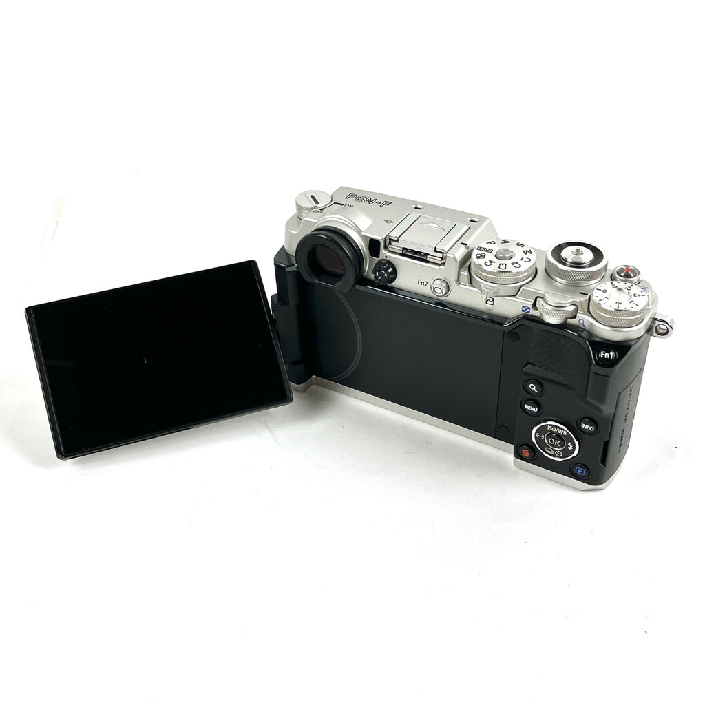 オリンパス OLYMPUS PEN-F ボディ シルバー デジタル ミラーレス 一眼カメラ 【中古】cambb