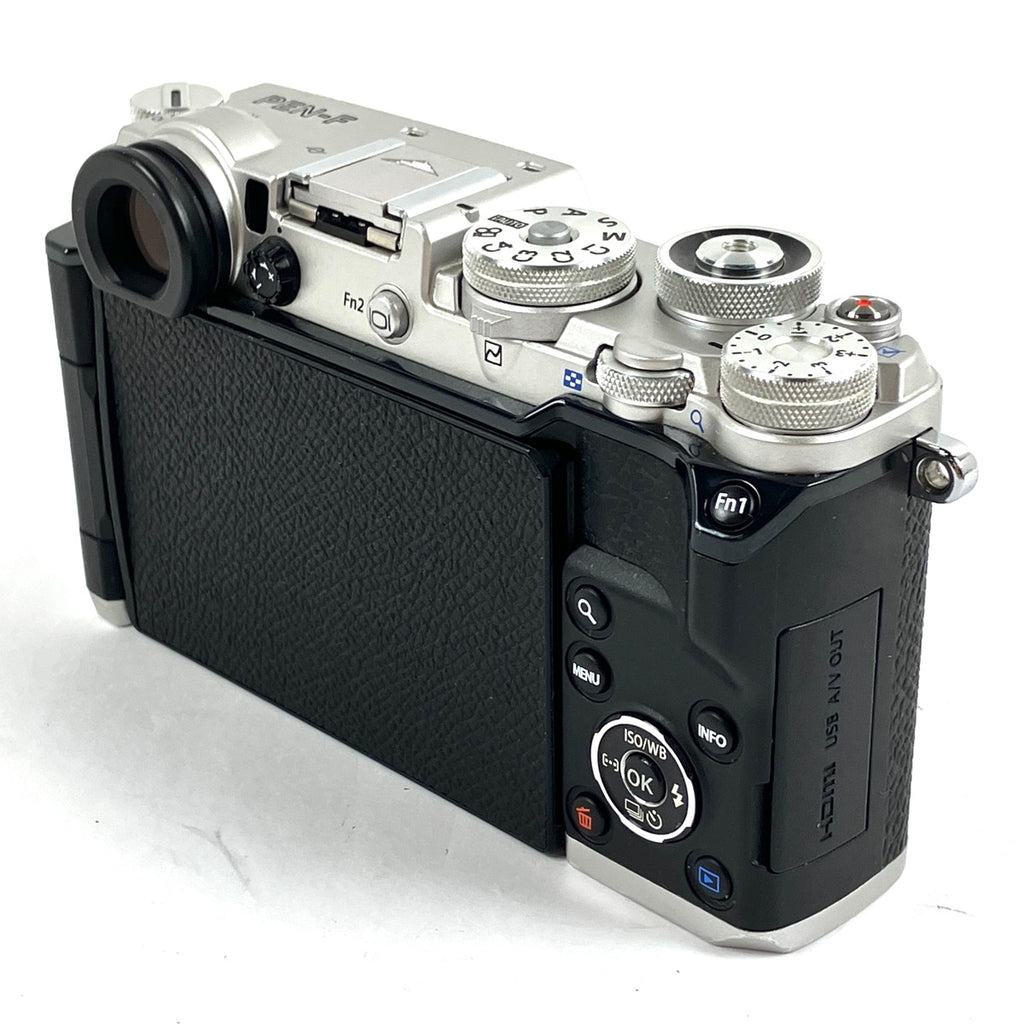 オリンパス OLYMPUS PEN-F ボディ シルバー デジタル ミラーレス 一眼カメラ 【中古】cambb
