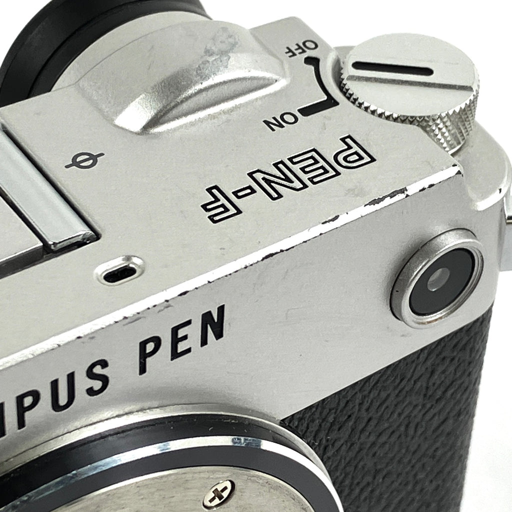オリンパス OLYMPUS PEN-F ボディ シルバー デジタル ミラーレス 一眼カメラ 【中古】cambb