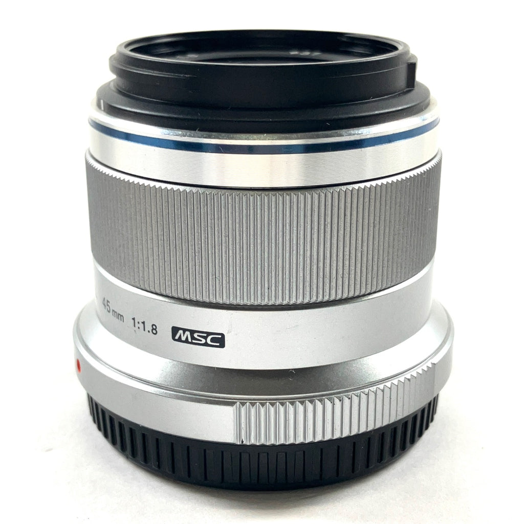 オリンパス OLYMPUS M.ZUIKO DIGITAL 45mm F1.8 シルバー 一眼カメラ用レンズ（オートフォーカス） 【中古】cambb