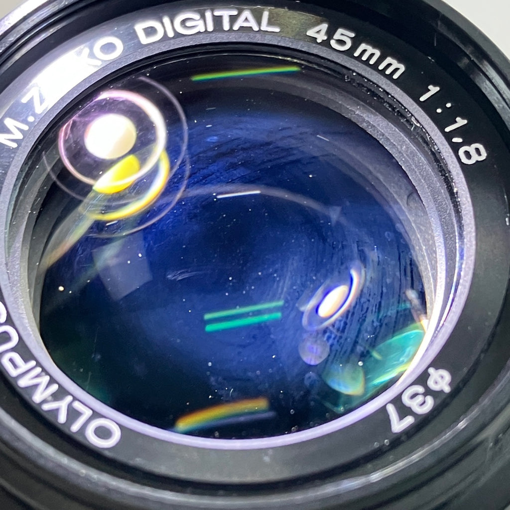 オリンパス OLYMPUS M.ZUIKO DIGITAL 45mm F1.8 シルバー 一眼カメラ用レンズ（オートフォーカス） 【中古】cambb