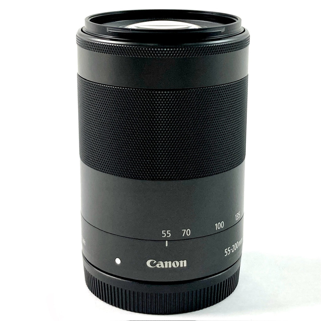 キヤノン Canon EF-M 55-200mm F4.5-6.3 IS STM ブラック 一眼カメラ用レンズ（オートフォーカス） 【中古】cambb