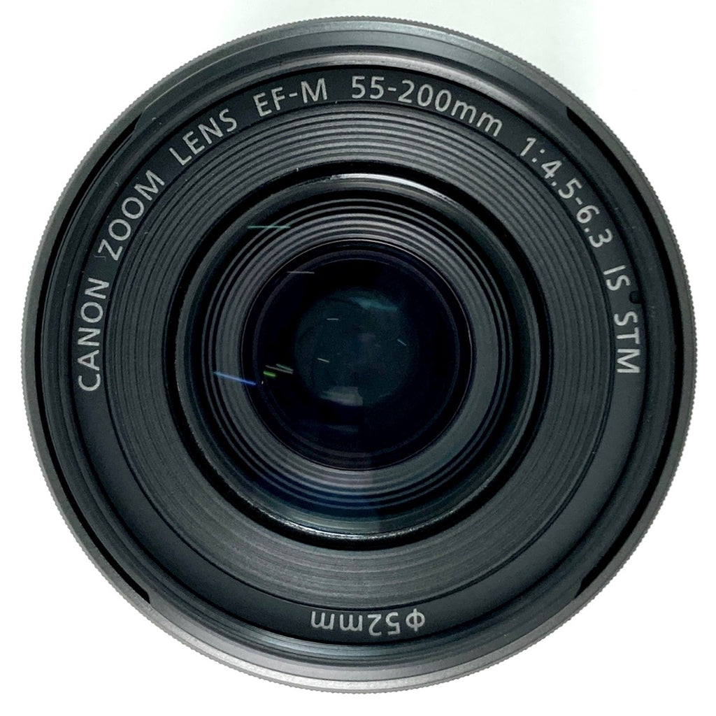 キヤノン Canon EF-M 55-200mm F4.5-6.3 IS STM ブラック 一眼カメラ用レンズ（オートフォーカス） 【中古】cambb