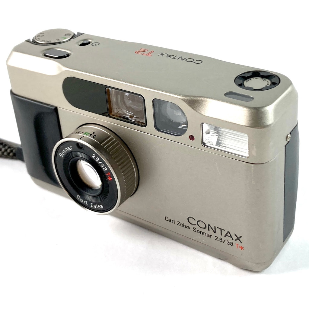 【ジャンク品】 コンタックス T2 チタンシルバー フィルム コンパクトカメラ 中古 cambb