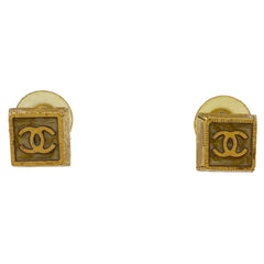 シャネル ココマーク ピアス スクエア ピアス GP ゴールド レディース 【中古】bracc