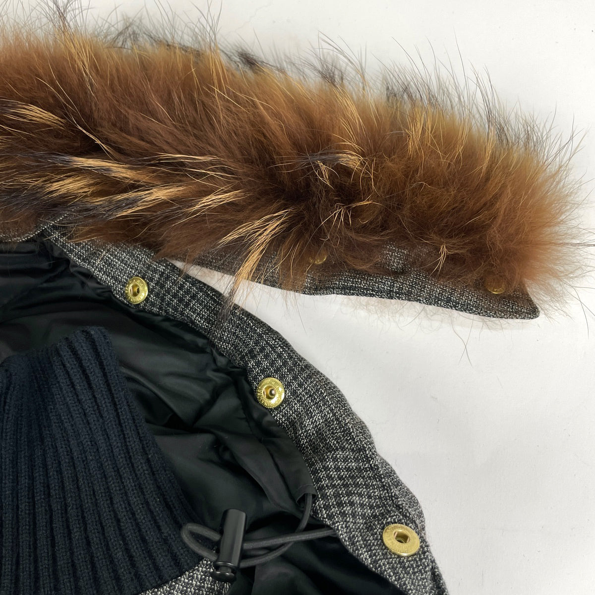 バイセル公式】タトラス チェック柄 ダウンベスト 防寒 ダブル