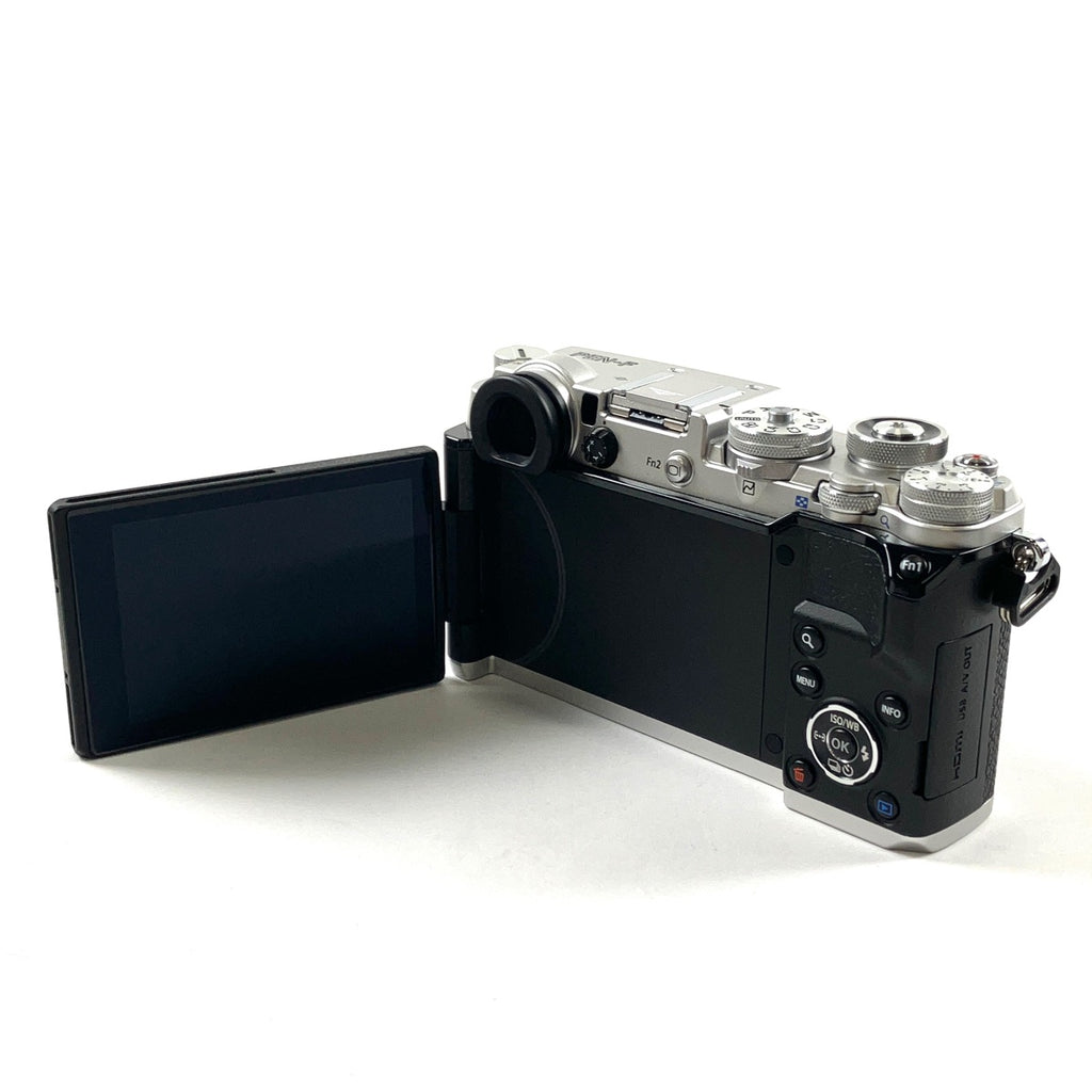 オリンパス OLYMPUS PEN-F ボディ シルバー デジタル ミラーレス 一眼カメラ 【中古】cambb