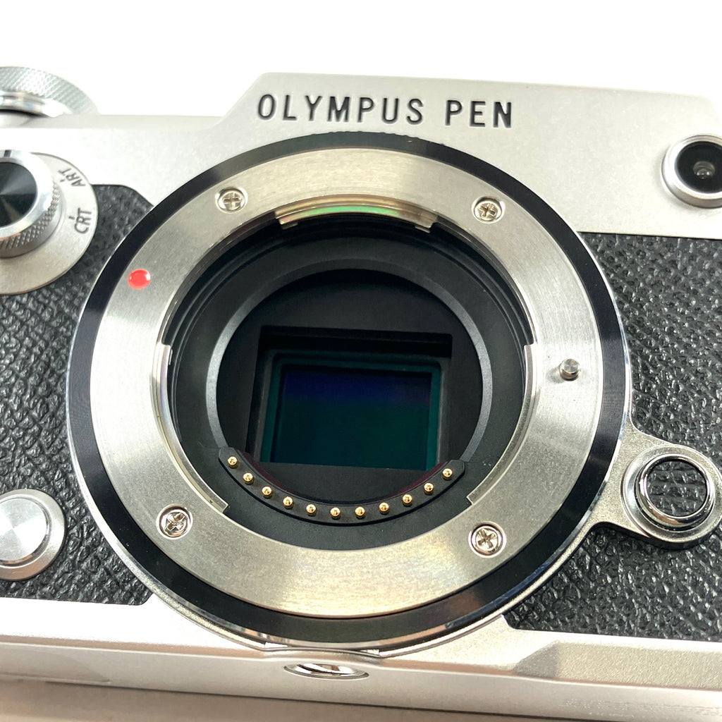 オリンパス OLYMPUS PEN-F ボディ シルバー デジタル ミラーレス 一眼カメラ 【中古】cambb