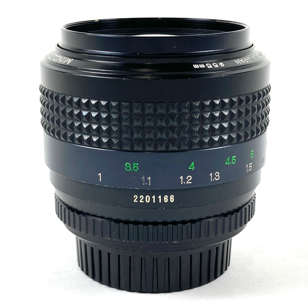 ミノルタ MINOLTA MD ROKKOR 85mm F1.7 ［ジャンク品］ 一眼カメラ用レンズ（マニュアルフォーカス） 【中古】cambb