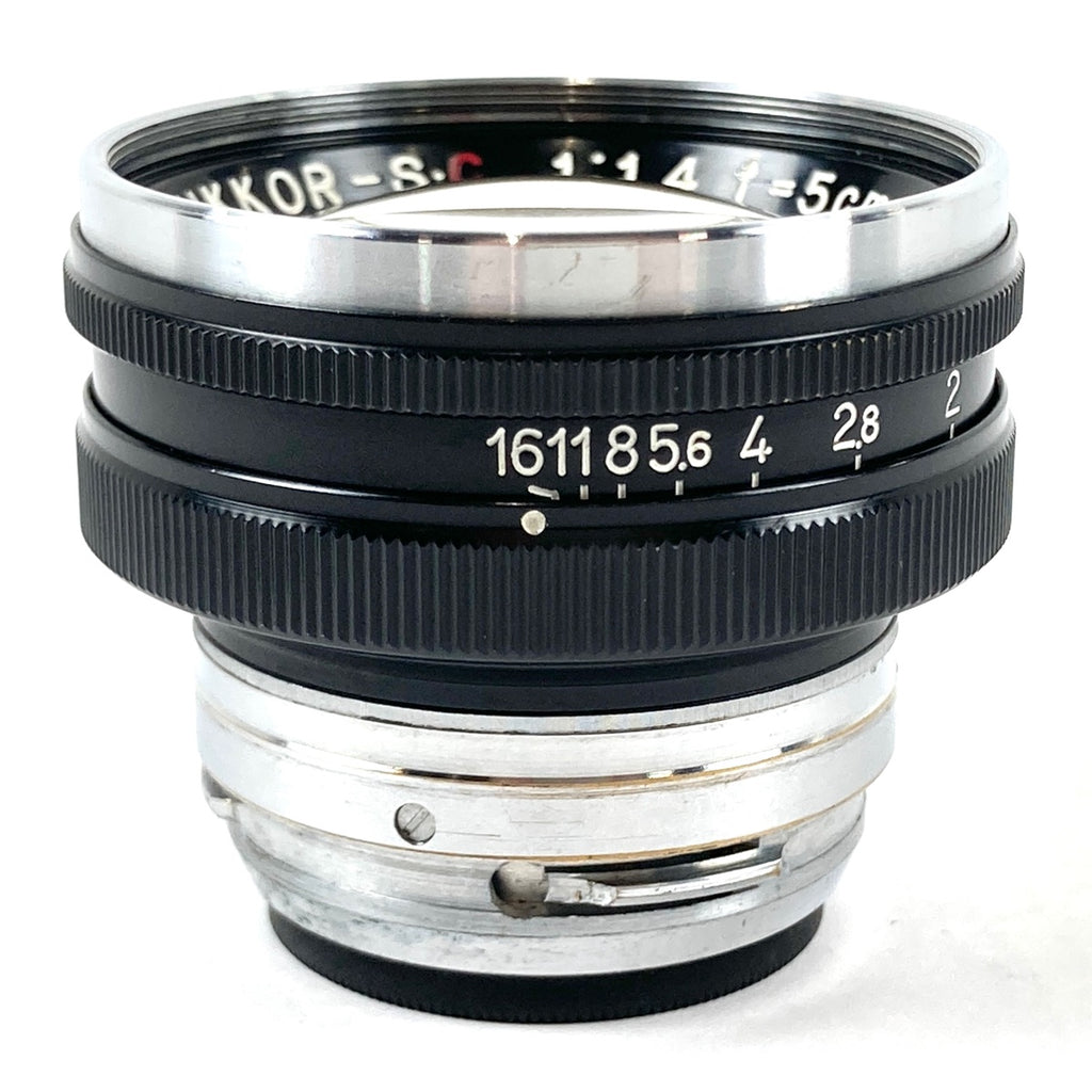 ニコン Nikon NIKKOR-S.C 50mm F1.4 5cm ブラック Sマウント レンジファインダーカメラ用レンズ 【中古】cambb