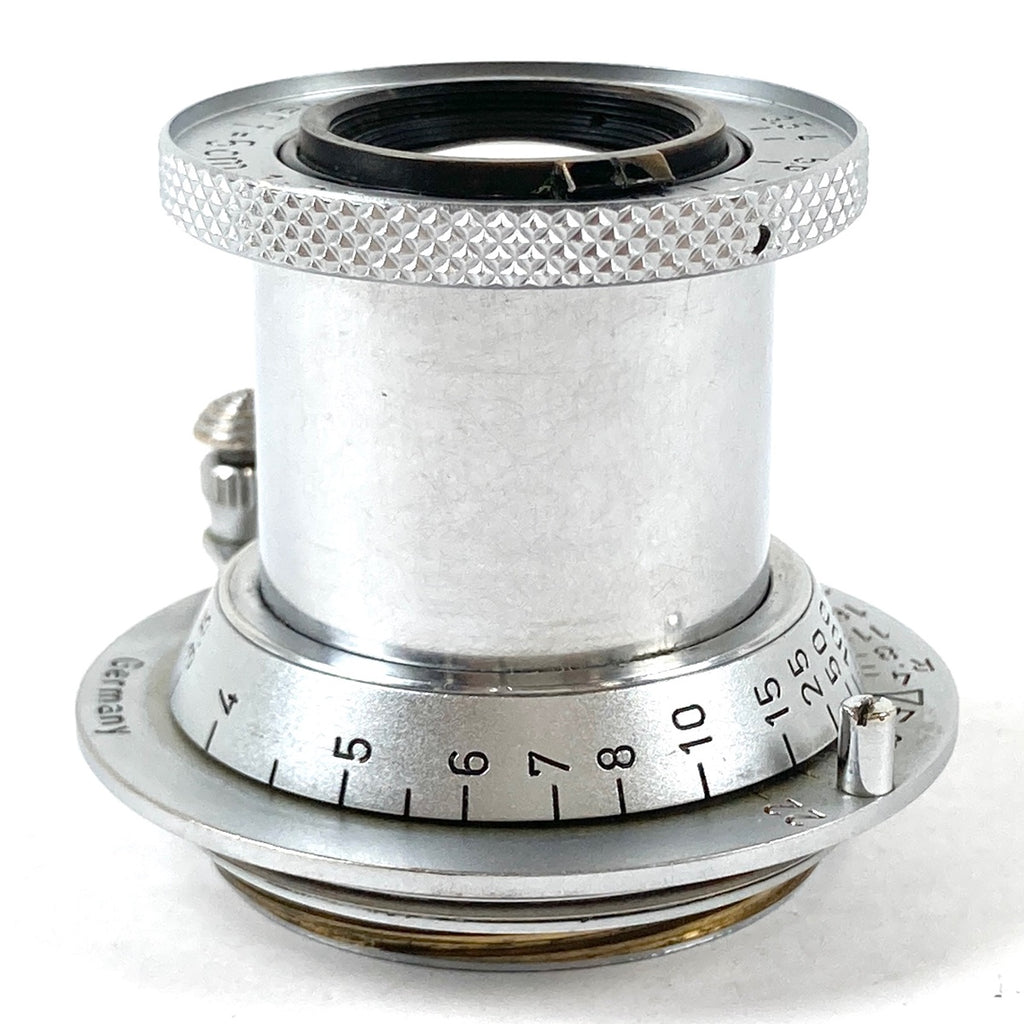 ライカ LEICA Elmar 50mm F3.5 エルマー 赤 5cm Lマウント L39 レンジファインダーカメラ用レンズ 【中古】cambb