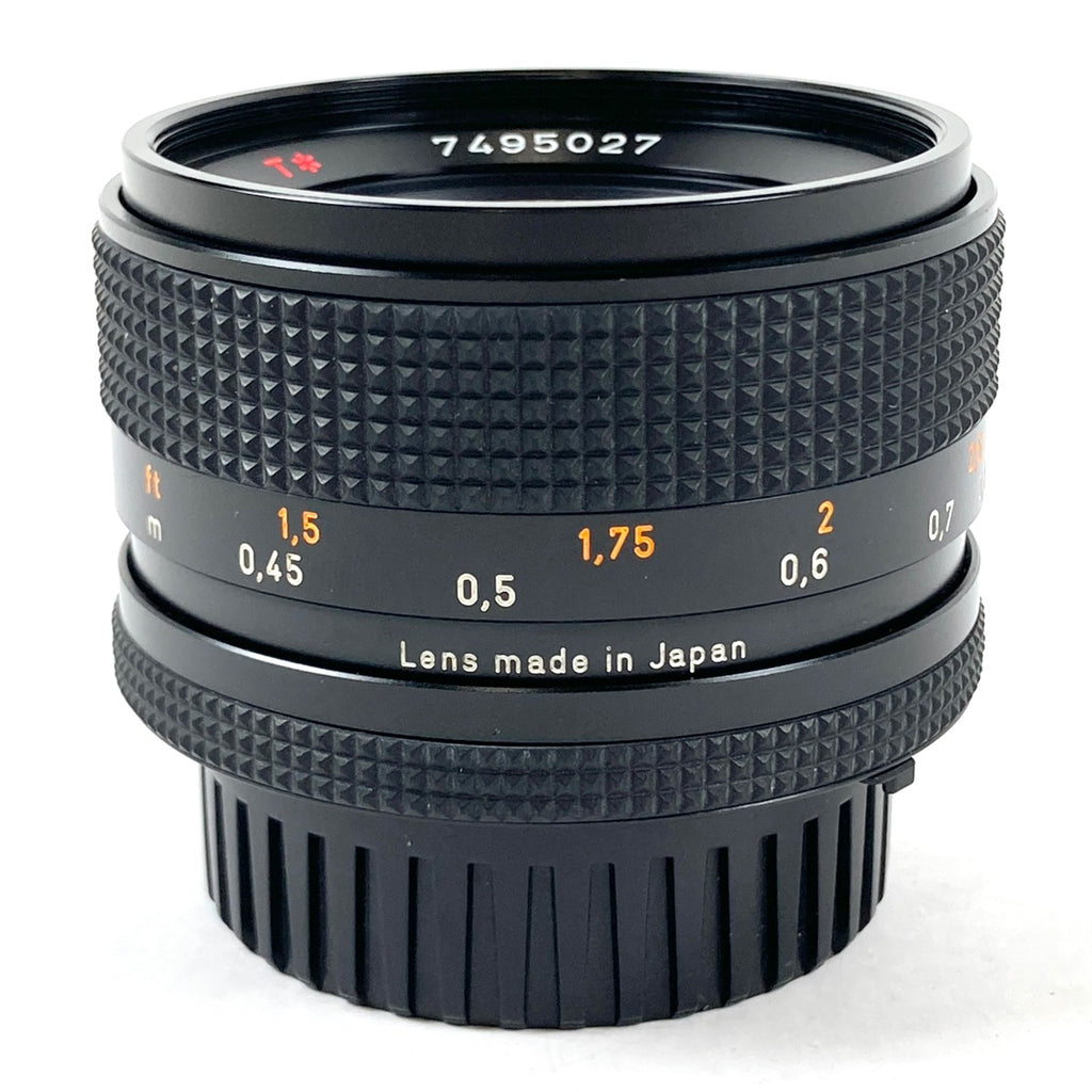 コンタックス CONTAX Planar T* 50mm F1.4 MMJ プラナー 一眼カメラ用レンズ（マニュアルフォーカス） 【中古】cambb