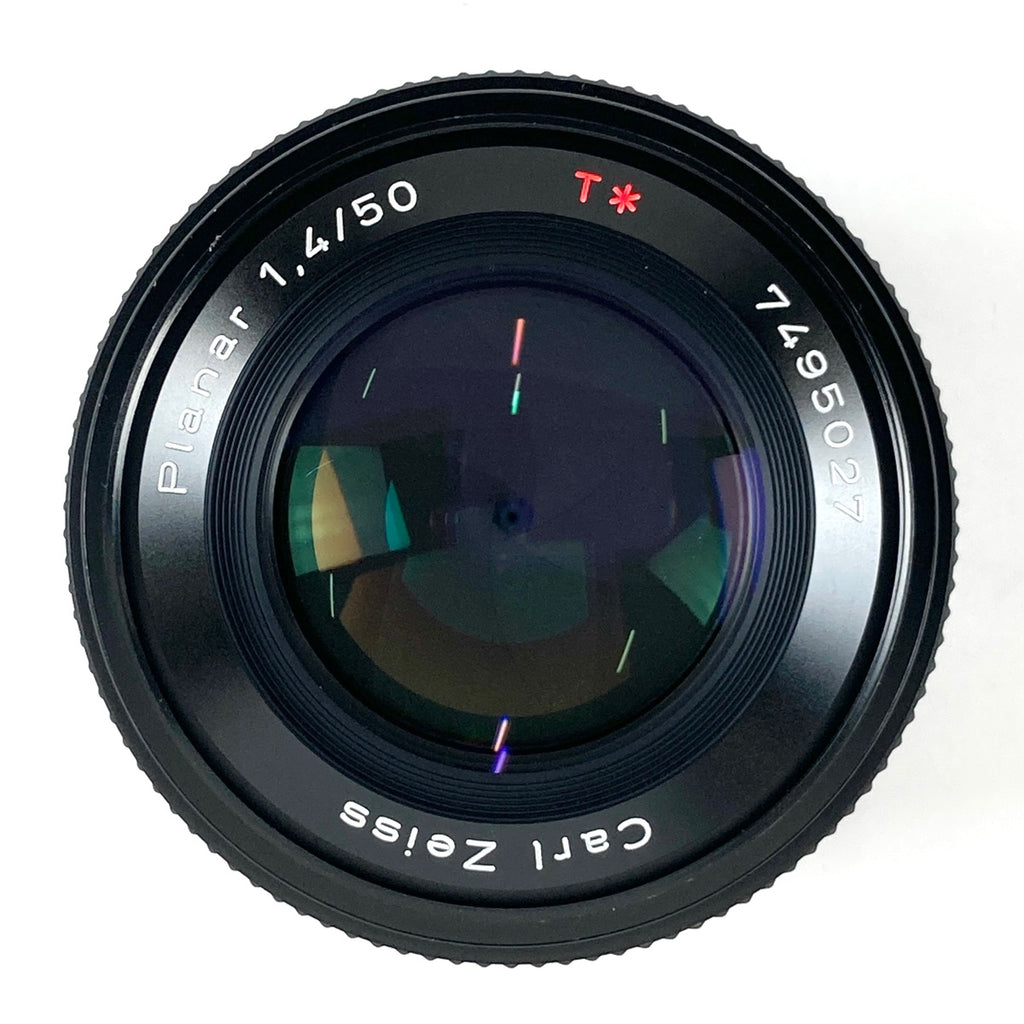 コンタックス CONTAX Planar T* 50mm F1.4 MMJ プラナー 一眼カメラ用レンズ（マニュアルフォーカス） 【中古】cambb
