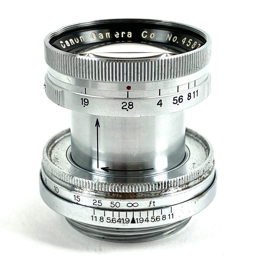 キヤノン Canon SERENAR 50mm F1.9 Lマウント L39 レンジファインダーカメラ用レンズ 【中古】cambb