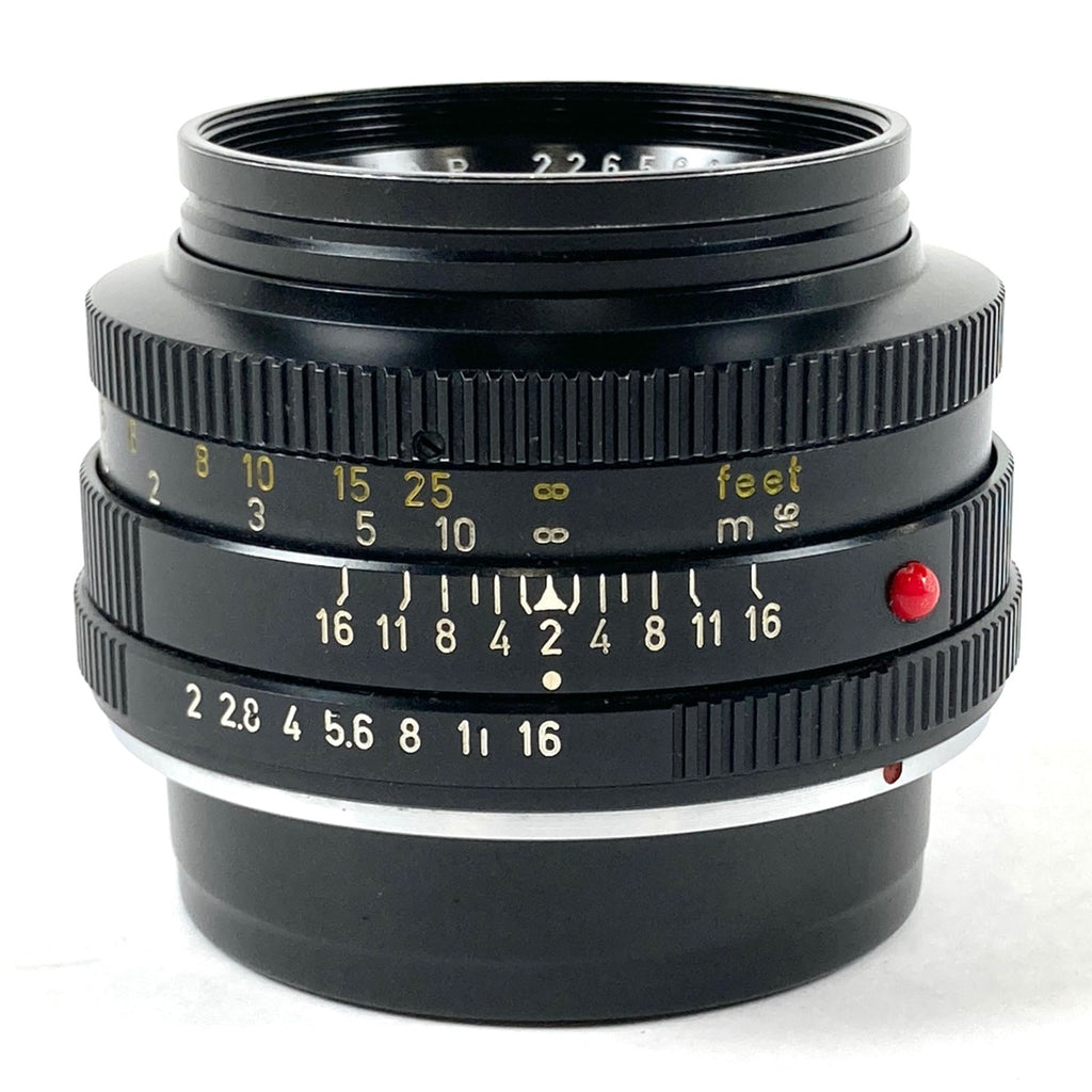 ライカ LEICA SUMMICRON-R 50mm F2 ズミクロン 2CAM 一眼カメラ用レンズ（マニュアルフォーカス） 【中古】cambb