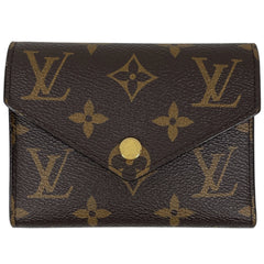 ルイ・ヴィトン ポルトフォイユ ヴィクトリーヌ 札入れ 小銭入れ 三つ折り財布 モノグラム ブラウン M62472 レディース 【中古】brbag