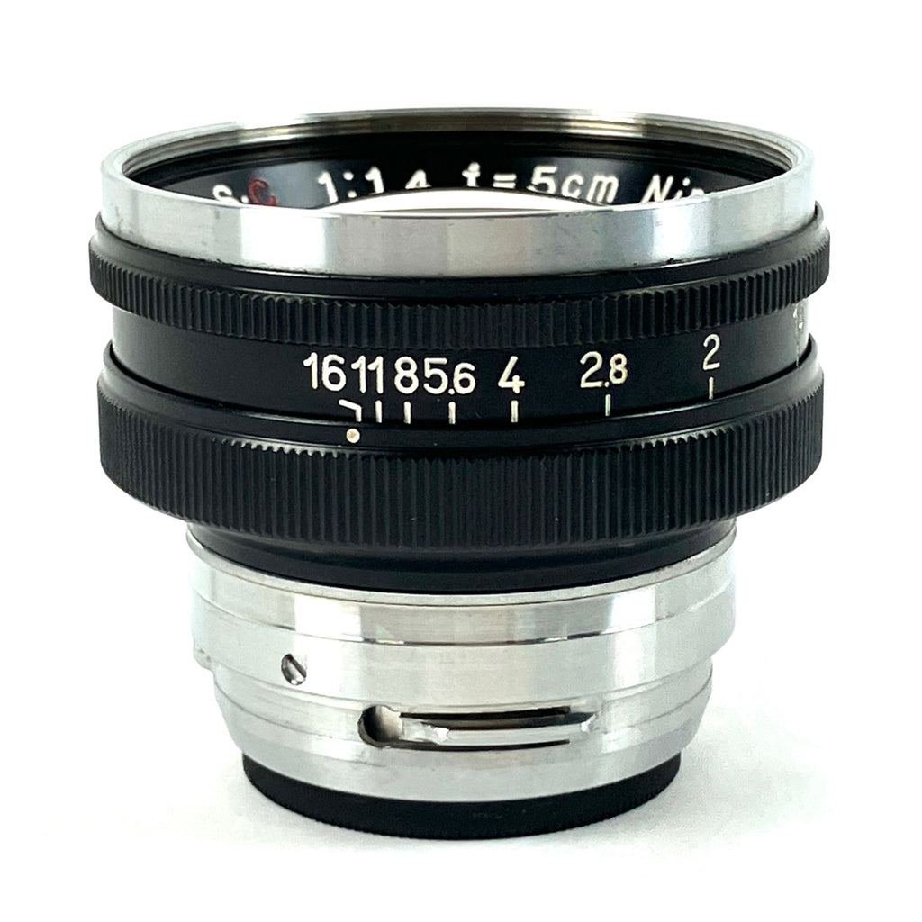 【在庫一掃】 ニコン Nikon NIKKOR-S.C 50mm F1.4 5cm ブラック Sマウント レンジファインダーカメラ用レンズ 【中古】cambb