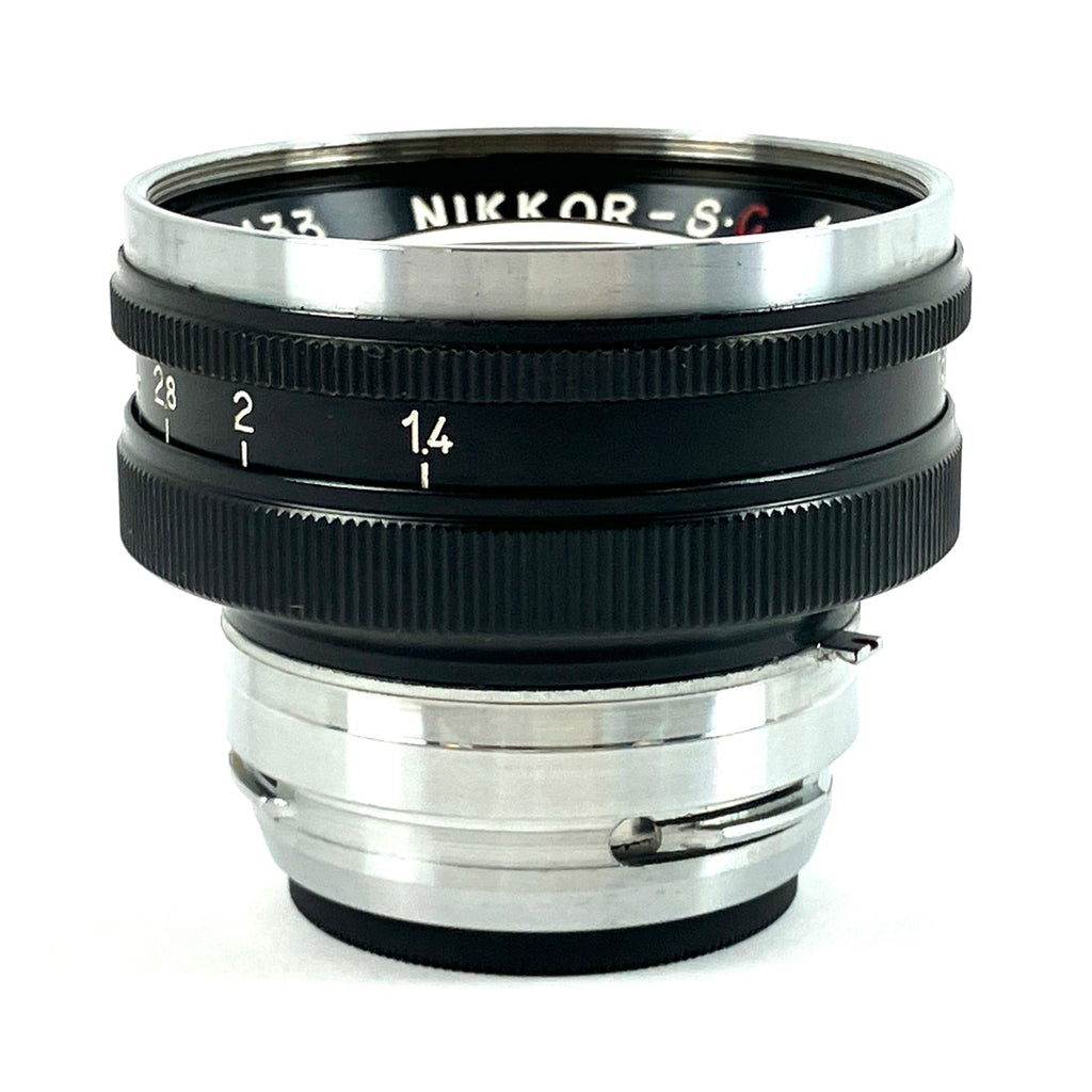 【在庫一掃】 ニコン Nikon NIKKOR-S.C 50mm F1.4 5cm ブラック Sマウント レンジファインダーカメラ用レンズ 【中古】cambb