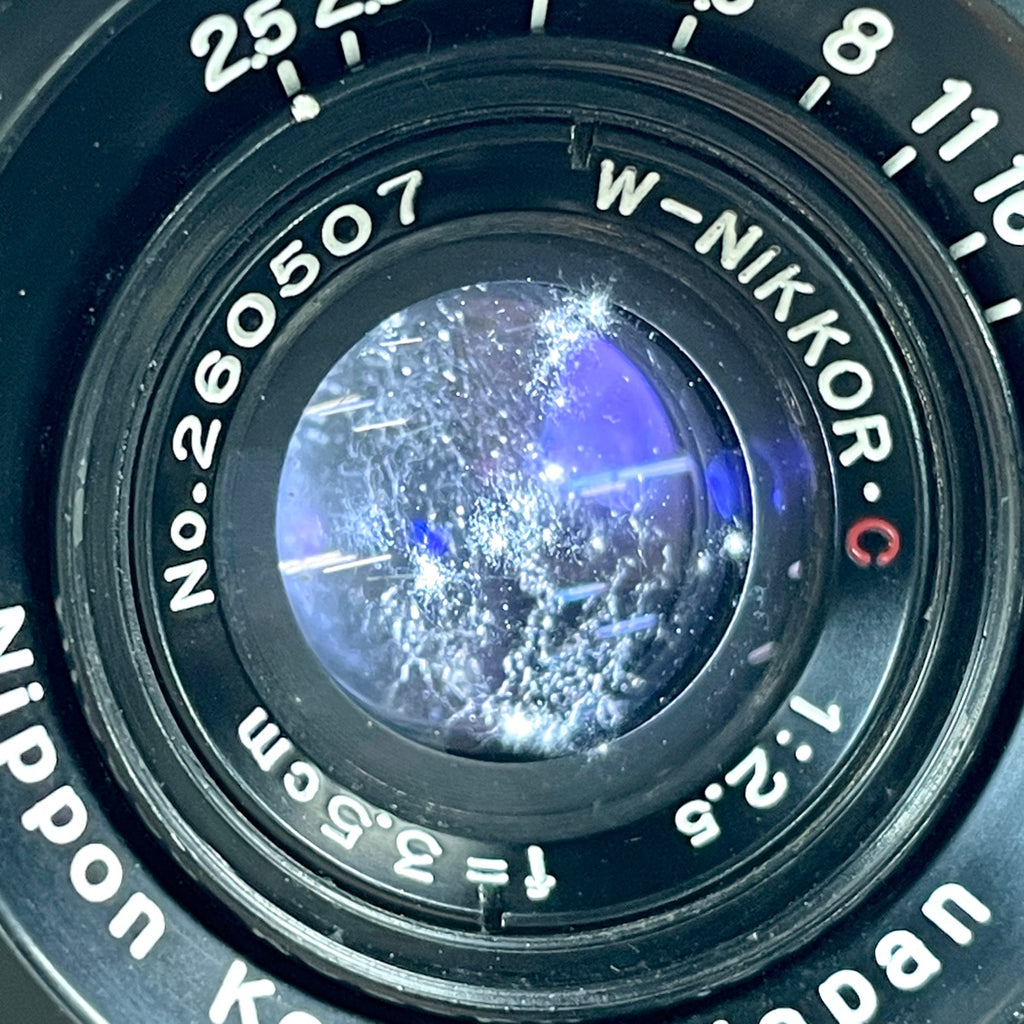 ニコン Nikon W-NIKKOR.C 35mm F2.5 3.5cm ブラック Sマウント レンジファインダーカメラ用レンズ 【中古】cambb