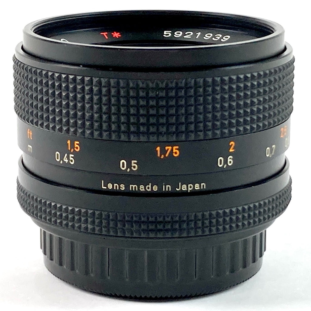 コンタックス CONTAX Planar T* 50mm F1.4 AE プラナー 一眼カメラ用レンズ（マニュアルフォーカス） 【中古】cambb