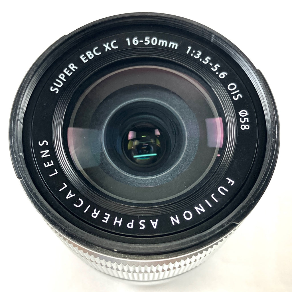 富士フイルム FUJIFILM XC 16-50mm F3.5-5.6 OIS シルバー 一眼カメラ用レンズ（オートフォーカス） 【中古】cambb