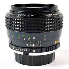 ミノルタ MINOLTA MC ROKKOR 58mm F1.2 ［ジャンク品］ 一眼カメラ用レンズ（マニュアルフォーカス） 【中古】cambb