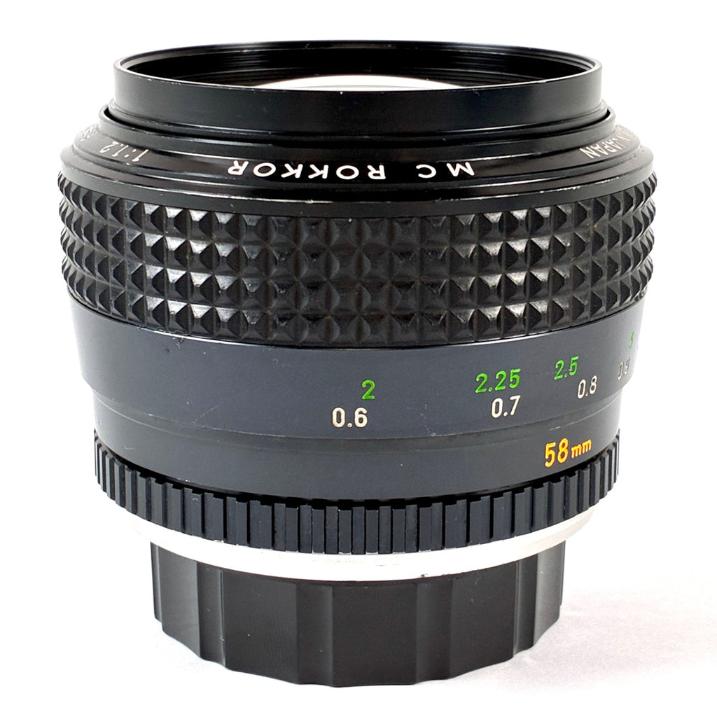 ミノルタ MINOLTA MC ROKKOR 58mm F1.2 ［ジャンク品］ 一眼カメラ用レンズ（マニュアルフォーカス） 【中古】cambb