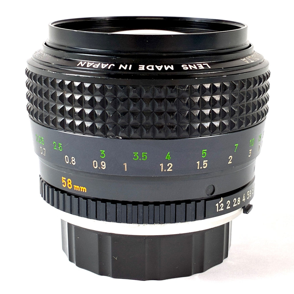 ミノルタ MINOLTA MC ROKKOR 58mm F1.2 ［ジャンク品］ 一眼カメラ用レンズ（マニュアルフォーカス） 【中古】cambb