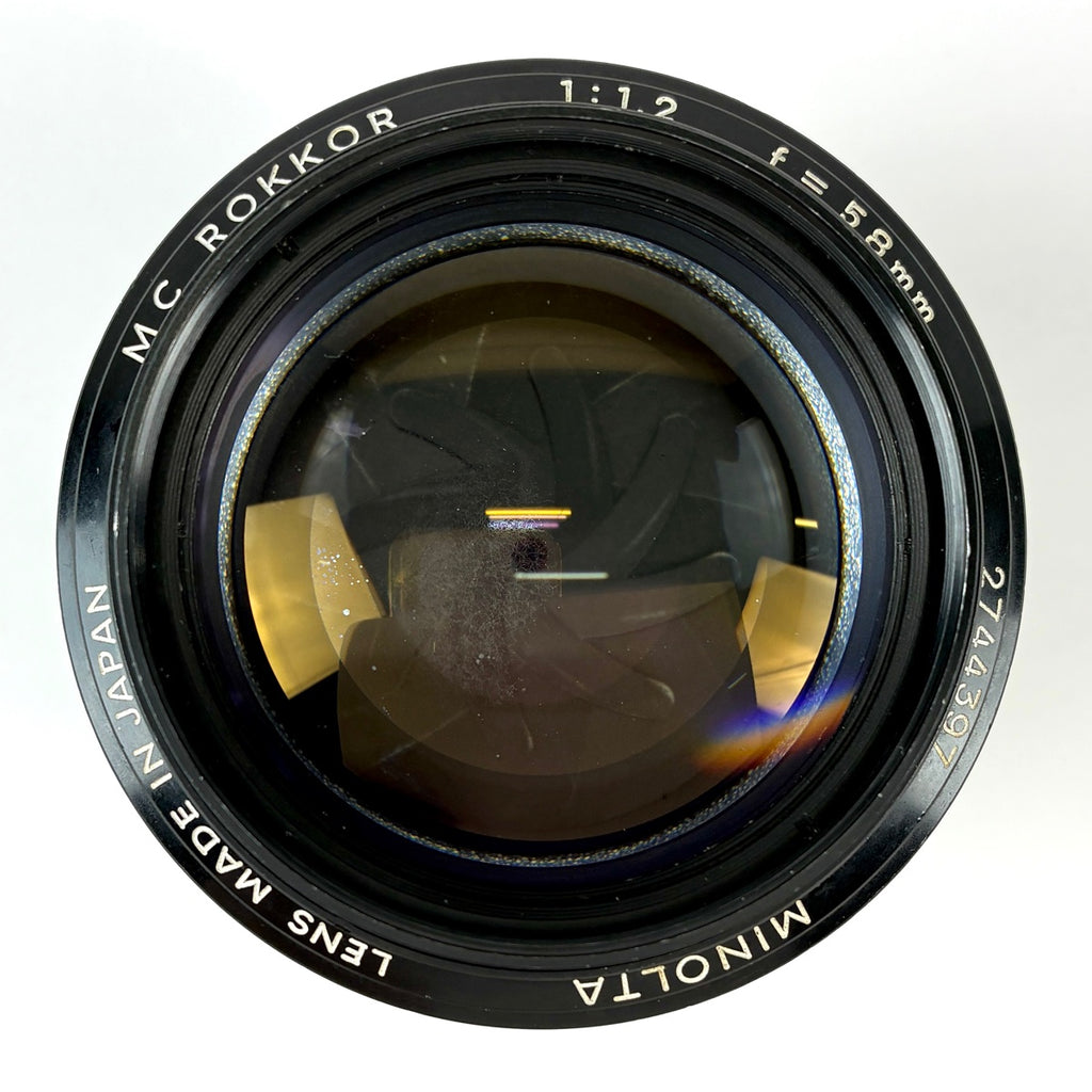 ミノルタ MINOLTA MC ROKKOR 58mm F1.2 ［ジャンク品］ 一眼カメラ用レンズ（マニュアルフォーカス） 【中古】cambb