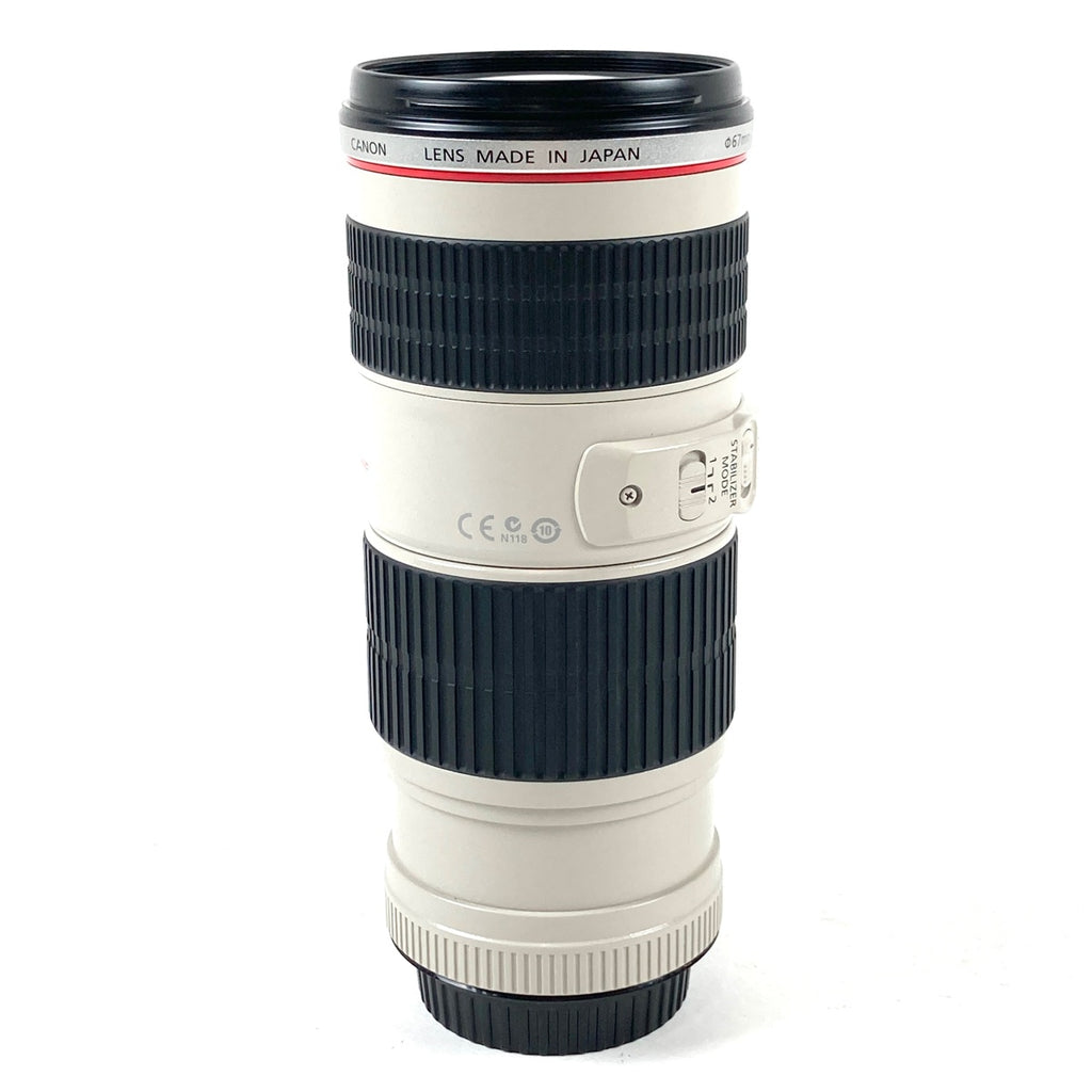キヤノン Canon EF 70-200mm F4L IS USM 一眼カメラ用レンズ（オートフォーカス） 【中古】cambb