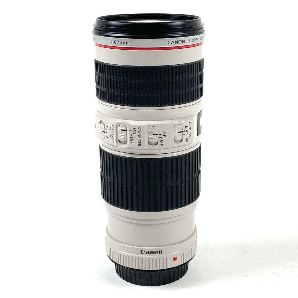 キヤノン Canon EF 70-200mm F4L IS USM 一眼カメラ用レンズ（オートフォーカス） 【中古】cambb