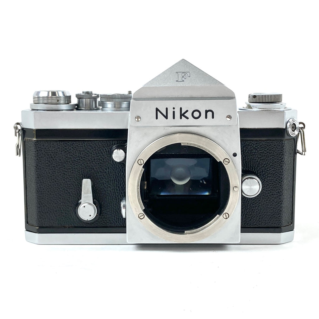 ニコン Nikon F アイレベル シルバー ボディ フィルム マニュアルフォーカス 一眼レフカメラ 【中古】cambb