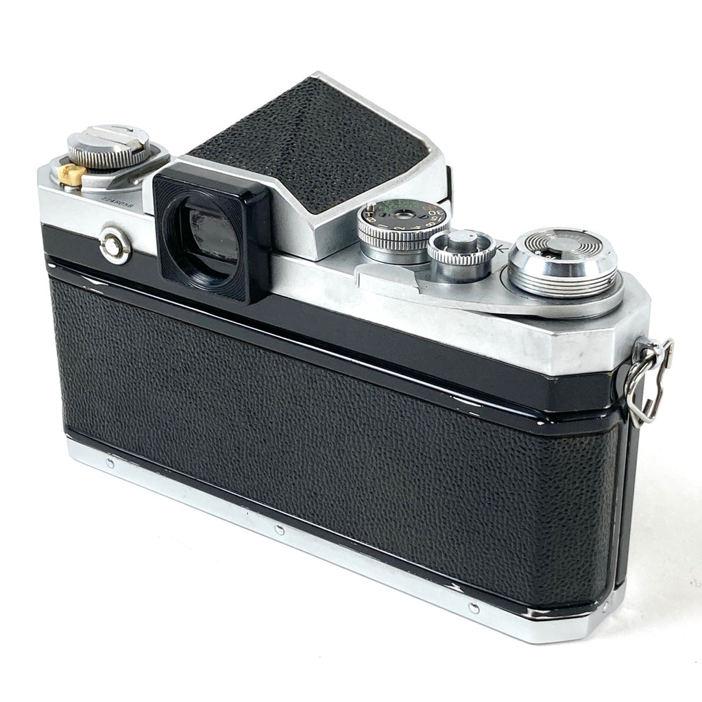 ニコン Nikon F アイレベル シルバー ボディ フィルム マニュアルフォーカス 一眼レフカメラ 【中古】cambb