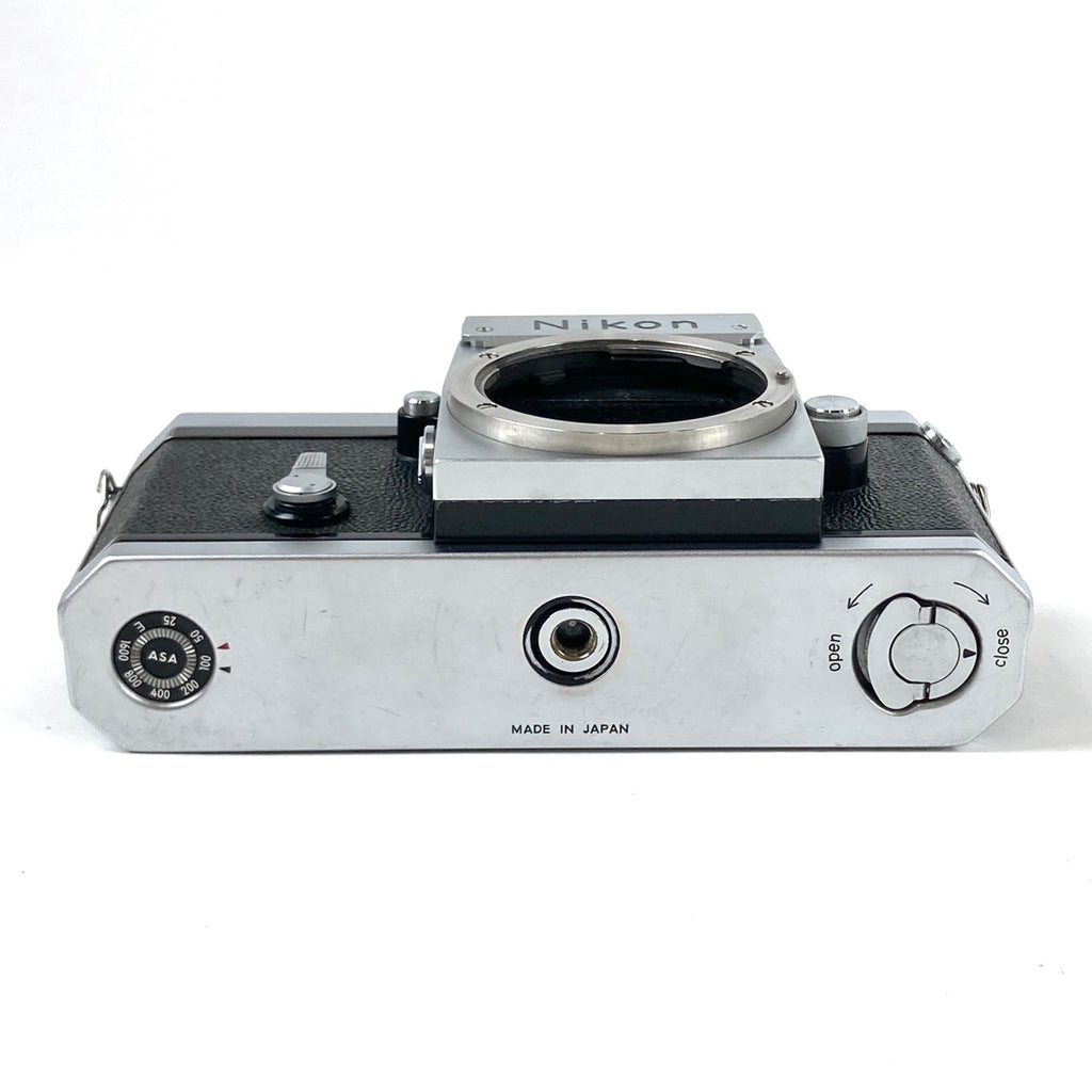 ニコン Nikon F アイレベル シルバー ボディ フィルム マニュアルフォーカス 一眼レフカメラ 【中古】cambb