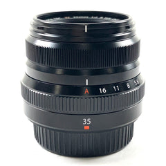 富士フイルム FUJIFILM XF 35mm F2 R WR ブラック 一眼カメラ用レンズ（オートフォーカス） 【中古】cambb