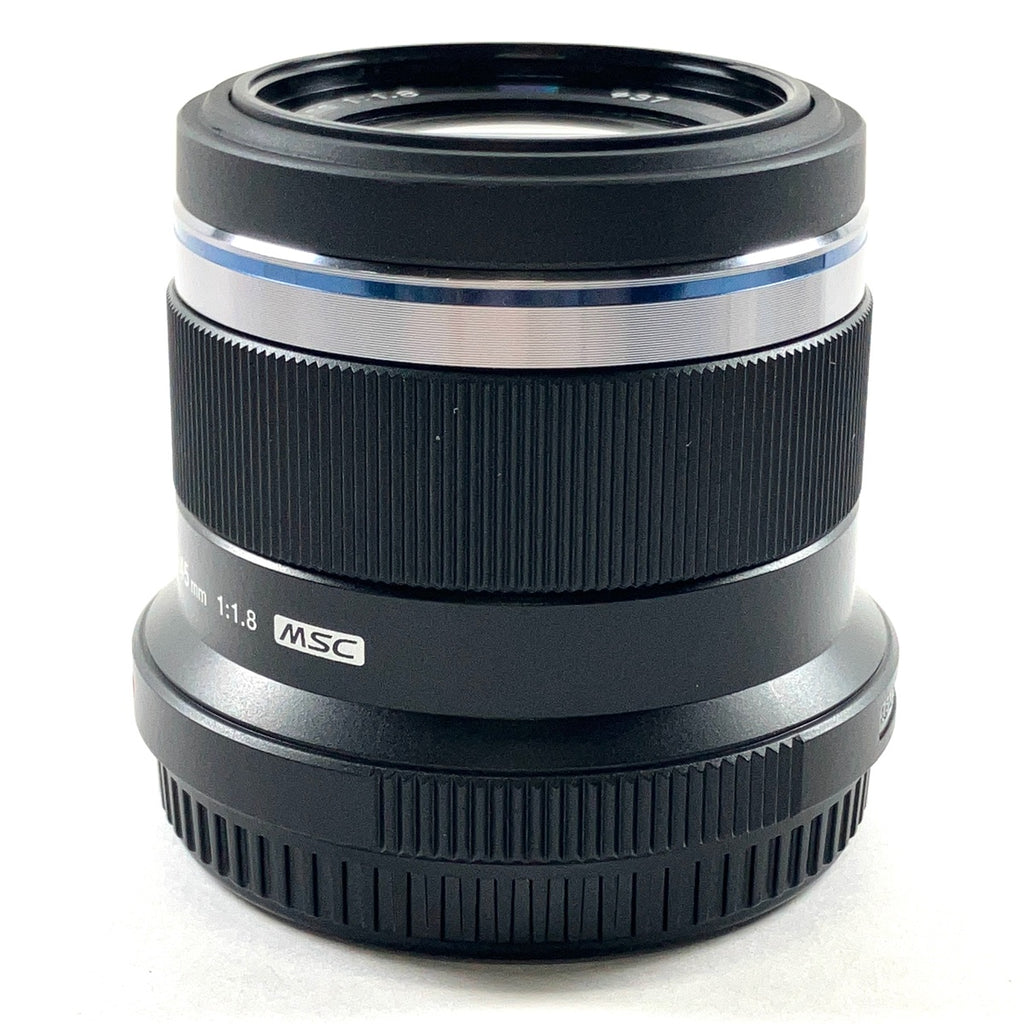 オリンパス OLYMPUS M.ZUIKO DIGITAL 45mm F1.8 ブラック 一眼カメラ用レンズ（オートフォーカス） 【中古】cambb