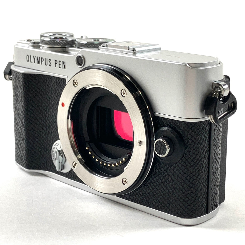 オリンパス OLYMPUS PEN E-P7 14-42mm EZレンズキット シルバー デジタル ミラーレス 一眼カメラ 【中古】cambb
