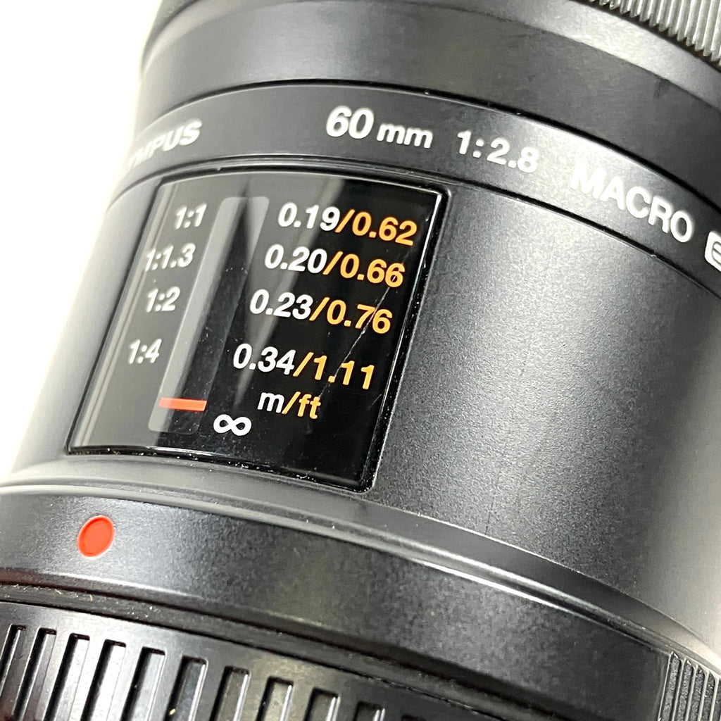 オリンパス OLYMPUS M.ZUIKO DIGITAL ED 60mm F2.8 MACRO 一眼カメラ用レンズ（オートフォーカス） 【中古】cambb