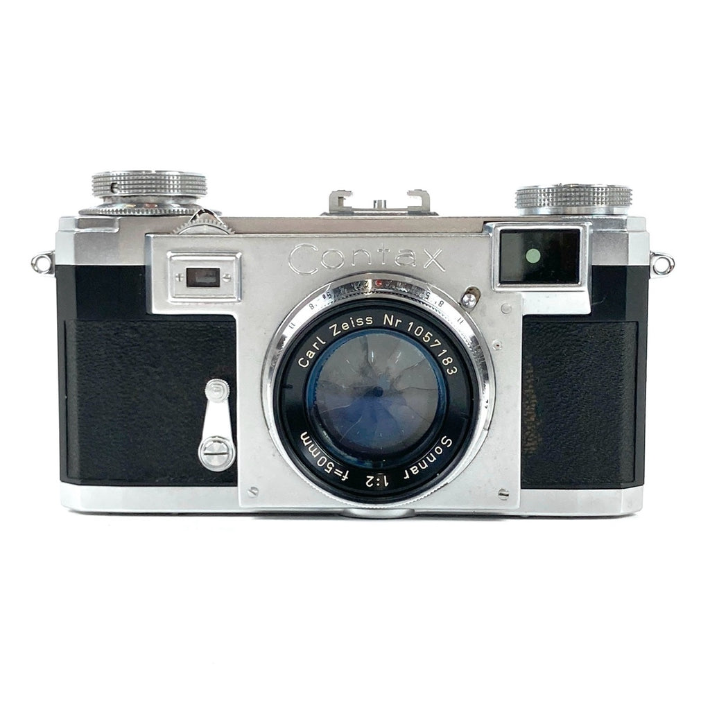 【在庫一掃】 ツァイス・イコン Zeiss Ikon Contax IIa + Sonnar 50mm F2 ［ジャンク品］ フィルム レンジファインダーカメラ 【中古】cambb