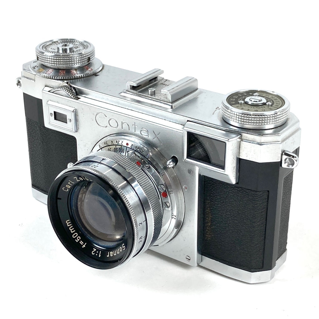 【在庫一掃】 ツァイス・イコン Zeiss Ikon Contax IIa + Sonnar 50mm F2 ［ジャンク品］ フィルム レンジファインダーカメラ 【中古】cambb