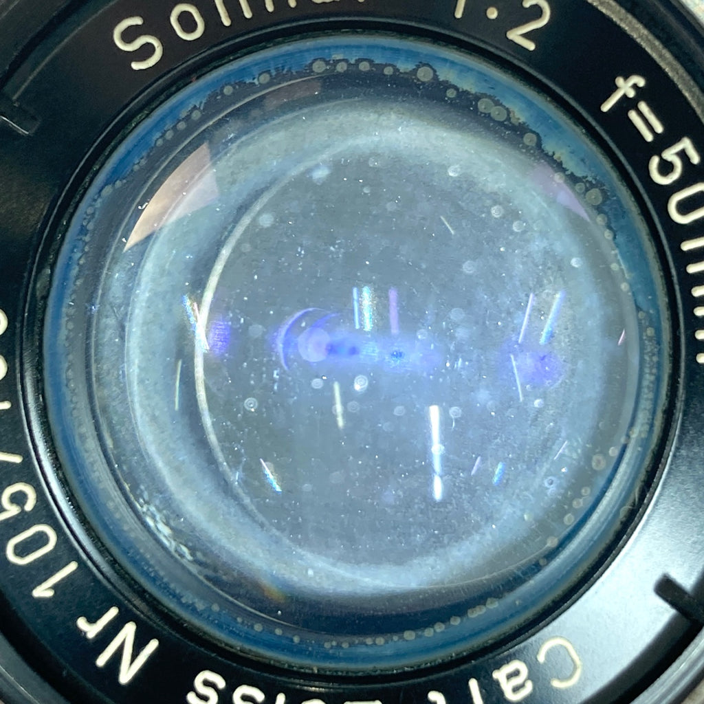【在庫一掃】 ツァイス・イコン Zeiss Ikon Contax IIa + Sonnar 50mm F2 ［ジャンク品］ フィルム レンジファインダーカメラ 【中古】cambb