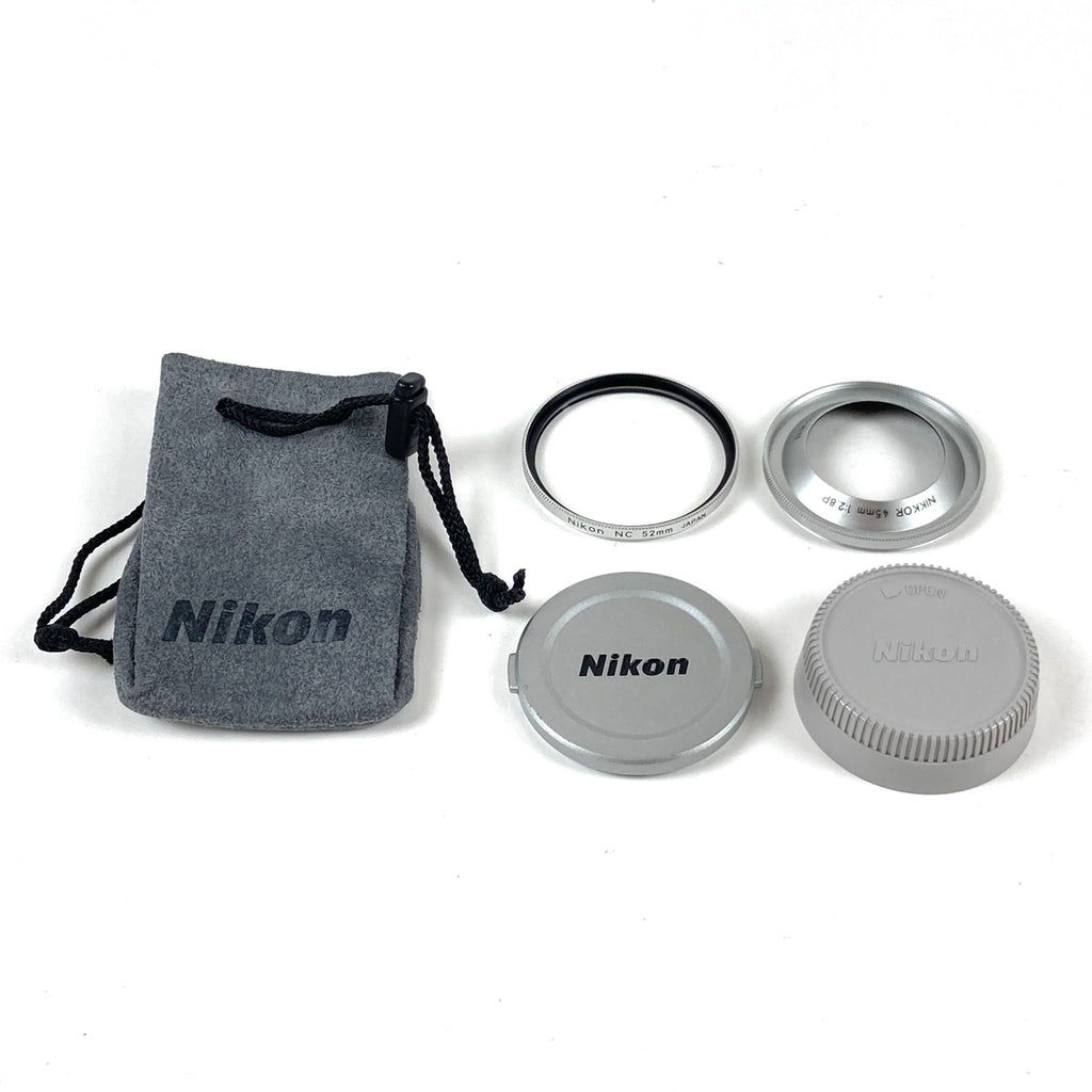 【在庫一掃】 ニコン Nikon Ai NIKKOR 45mm F2.8P シルバー 一眼カメラ用レンズ（マニュアルフォーカス） 【中古】cambb