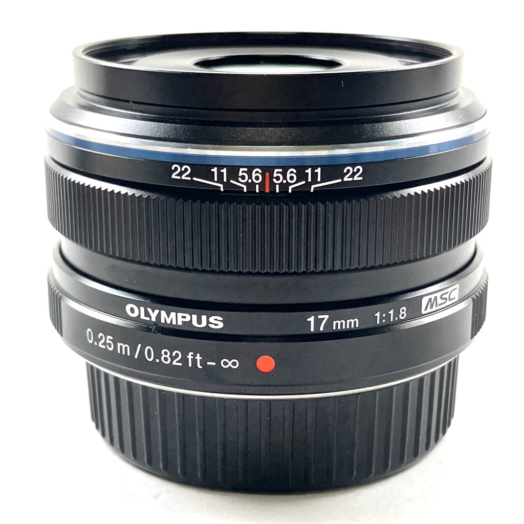 オリンパス OLYMPUS M.ZUIKO DIGITAL 17mm F1.8 ブラック 一眼カメラ用レンズ（オートフォーカス） 【中古】cambb