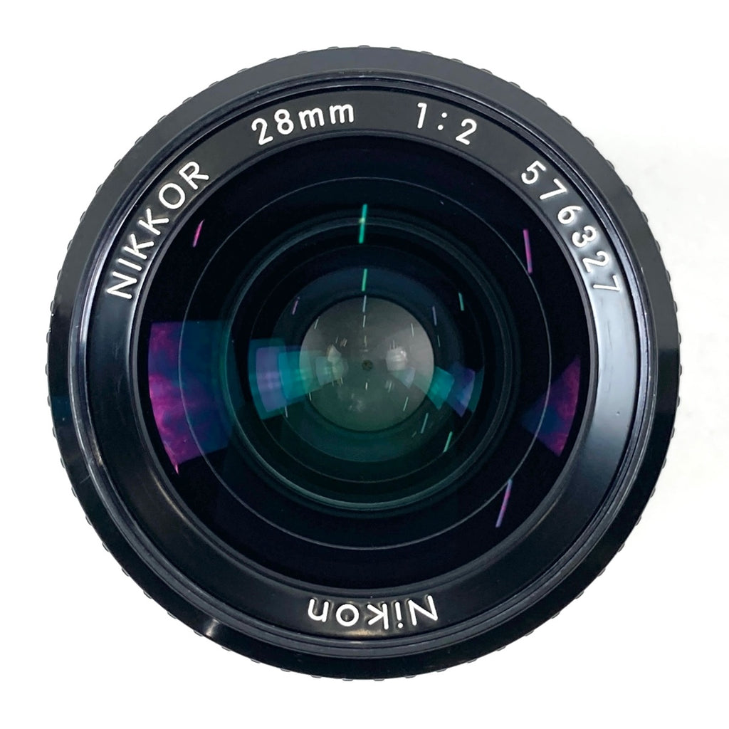 ニコン Nikon Ai-S NIKKOR 28mm F2 一眼カメラ用レンズ（マニュアルフォーカス） 【中古】cambb