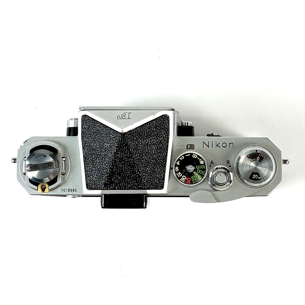 ニコン Nikon F アイレベル シルバー ボディ ［ジャンク品］ フィルム マニュアルフォーカス 一眼レフカメラ 【中古】cambb