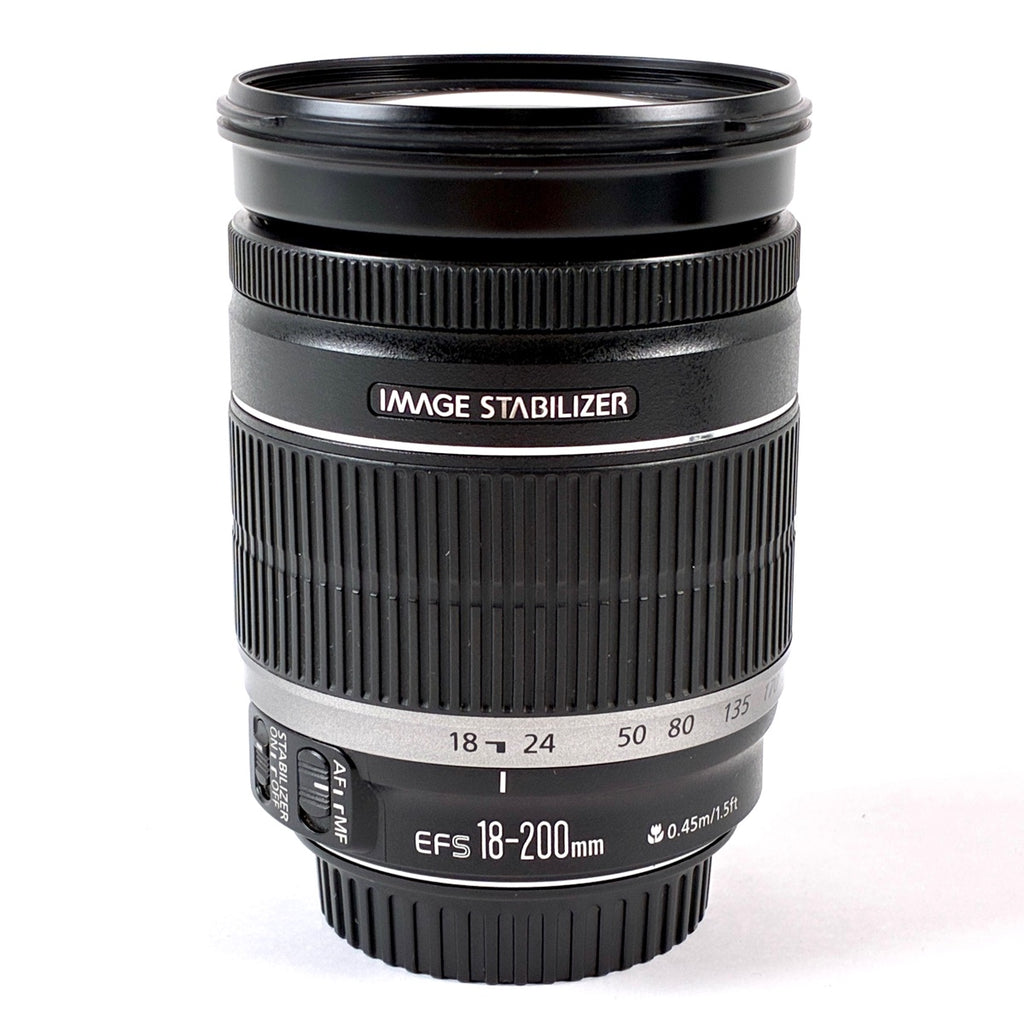 キヤノン Canon EF-S 18-200mm F3.5-5.6 IS 一眼カメラ用レンズ（オートフォーカス） 【中古】cambb