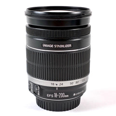 キヤノン Canon EF-S 18-200mm F3.5-5.6 IS 一眼カメラ用レンズ（オートフォーカス） 【中古】cambb