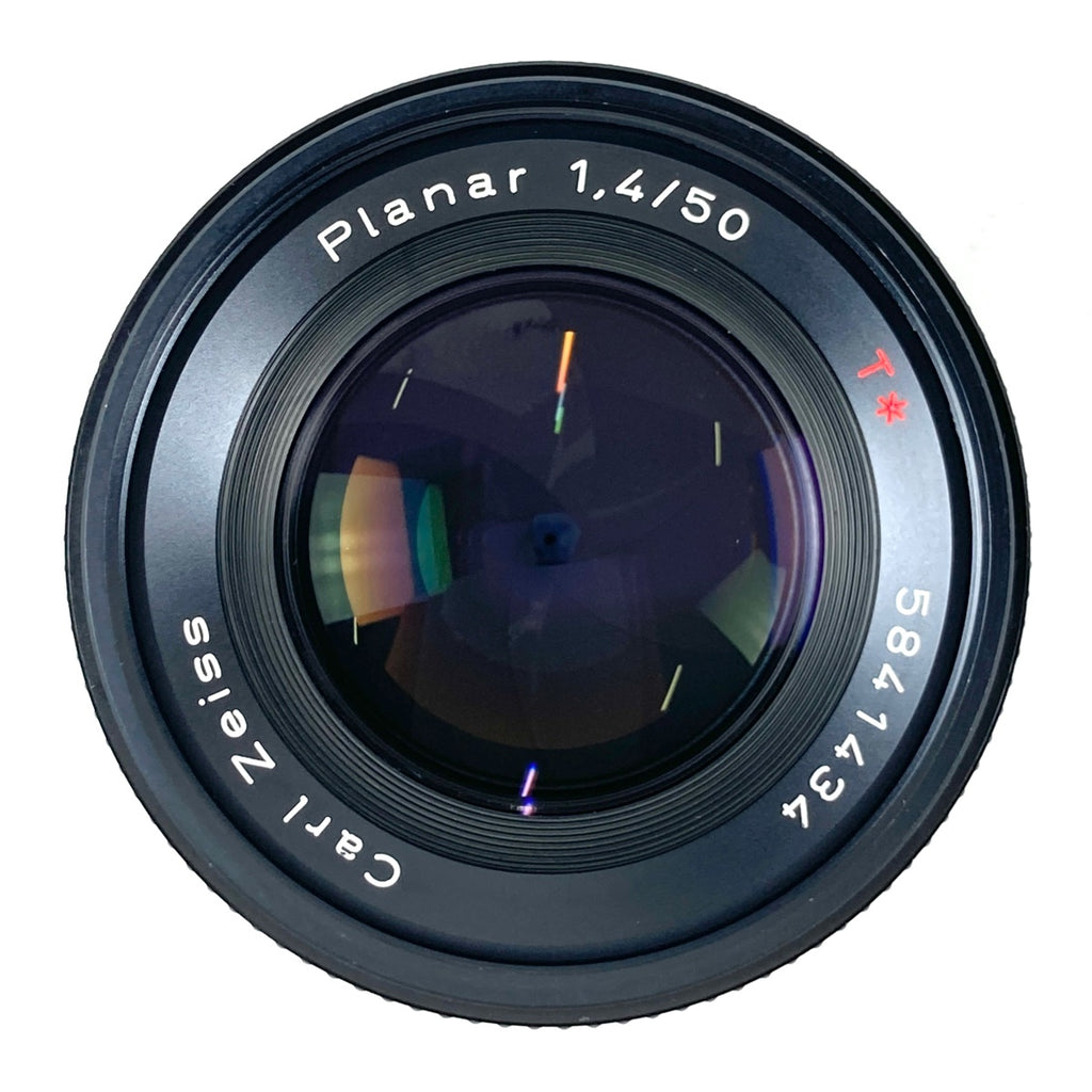 コンタックス CONTAX Planar T* 50mm F1.4 AEJ プラナー 一眼カメラ用レンズ（マニュアルフォーカス） 【中古】cambb