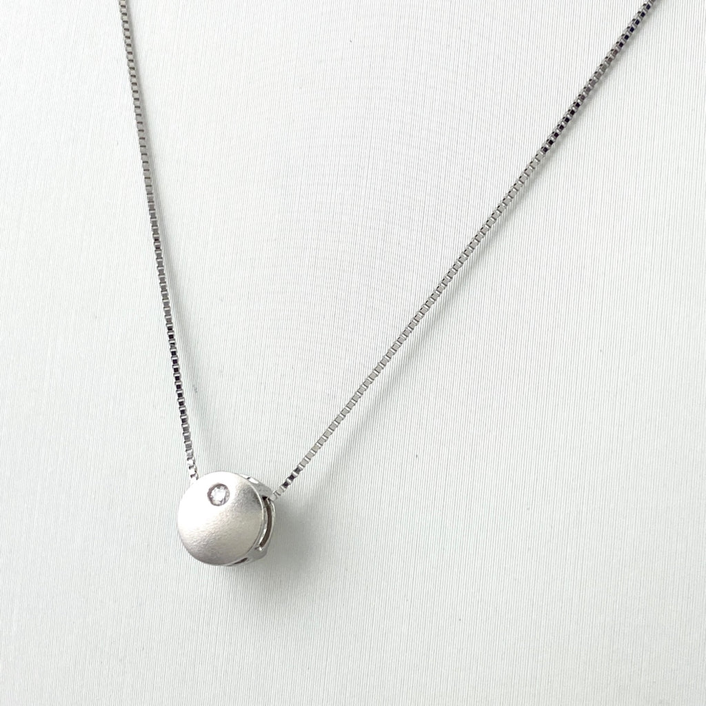 メレダイヤ デザインネックレス プラチナ ペンダント ネックレス Pt900 Pt850 ダイヤモンド レディース 【中古】nbjwl