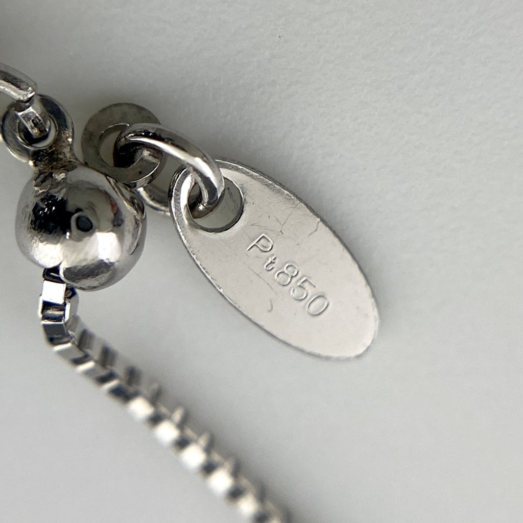 メレダイヤ デザインネックレス プラチナ ペンダント ネックレス Pt900 Pt850 ダイヤモンド レディース 【中古】nbjwl